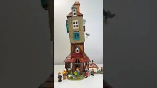 The last snippet of the Weasley house! #lego #harrypotter #asmr #ronaldweasley #weasleyhouse #hobby