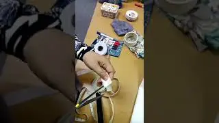 Cara saya kira gabungan getah dan bakrum di ben pinggang yang mana zip kain di belakang.