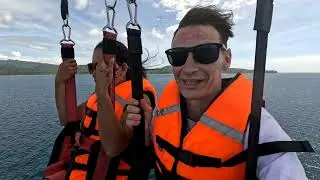 jetski and parasailing ❤️🇵🇭✌🏻#boracay #youtube #beautiful #travel #watersports #philippines #fun