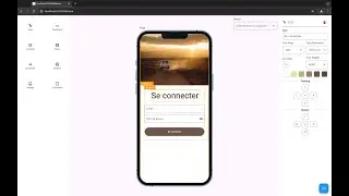 Configuration des widgets, Text, Button, Column dans notre application Flutter No-code