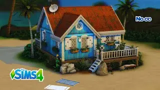 Beach Stilt House 🏖️☀️🌴 |  Sims 4 Speed Build
