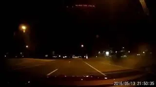 Accfly Dash Cam - Night Driving - 1080p30fps - Actual Audio via Built-in Mic