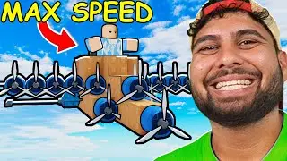 BAU ein MAX SPEED FLUGZEUG Challenge in Roblox BUILD a PLANE (mit BESTRAFUNG)