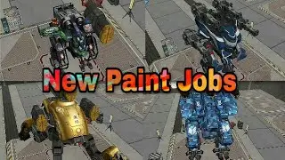 War Robots Test Server 2.9.3 || New Paint Jobs Cossake,Gl.Patton, Fujin,Fury || War Robots 2017
