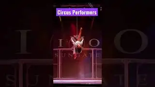 Circus Aerial Ring (Rixos Sungate) Keep Balance acrobatic dance show. Summer 2022