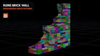 Разрушает случайную кирпичную стену