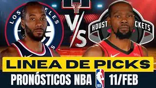 🔥🏀 PRON&Oacute;STICOS NBA PARA HOY 11 FEBRERO 🤑 PARLAY GRATIS 🏀🔥