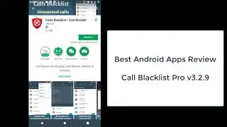 Best Android Apps Review, Call Blacklist Pro v3.2.9, Block unwanted Call And Sms