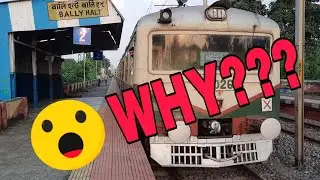 Local train stops 3 times!!!! Unusual Situation||Dankuni-Sealdah Staff Special EMU Local #localtrain