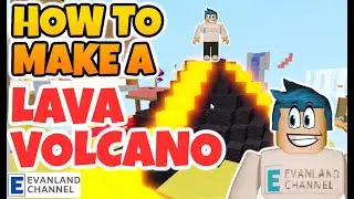 HOW TO MAKE A LAVA VOLCANO IN ROBLOX ISLANDS || PETS + LAVA UPDATE ROBLOX ISLANDS