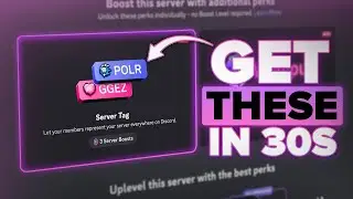 How to Get Server Boosts for Clan Tag & Gradient Roles in 30s