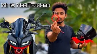 Mt 15 Modifications || Mt 15 Ring Light Installation #soripvlogs #mt15 #modified
