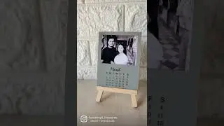 I made Calendar 2023 with my Polaroid pictures 🌻#calender #handmade #custom