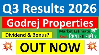 Godrej Properties q3 results 2026 | Godrej Properties results today | Godrej Properties Share News