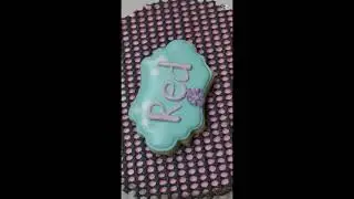 Cookie Writing 13 #cookies #sugarcookies #spedup #cookiedecorating