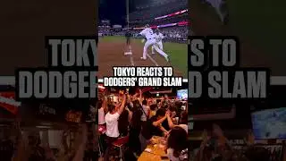 Tokyo reacts to Dodgers' walk-off Grand Slam #mlb #baseball #Dodgers #worldseries