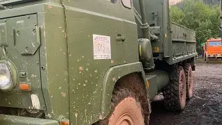 SCANIA TGB40 IN MUD ON STAR RALLY POLAND 2024 and tank runs over a car