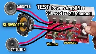 TEST DAN REVIEW !! Power Amplifier Mini Compo Home Theater 2.1 Channel TDA2030/TDA2050 - DMS 525