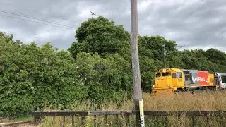 DFB 7049 with the Northern Explorer 200 passing Collins road crossing NIMT