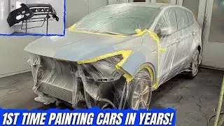 1st Time Painting Cars In Years! #refinish #autopaint #painting #collision #autobody #paintwork #art