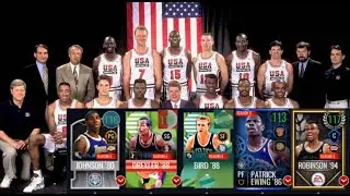Playing With The 1992 Dream Team Lineup In NBA LIVE MOBILE