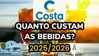 2025/2026: Card&aacute;pios COSTA com os pre&ccedil;os de todas as bebidas