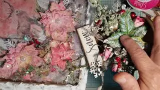 Christmas shaker home decor frame.