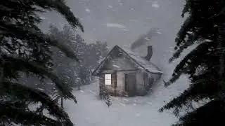 BRUTAL ARCTIC WIND with EXTREME COLD (-71 DEGREES) & blizzard for sleep. SEVERE WINTER STORM 2025
