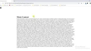 Implement Navigation drawer using HTML, CSS, JavaScript