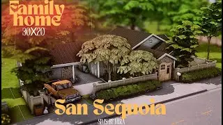 🌳 Sims 4 Build: Просторный семейный домик 🏡 | Симс 4 строительство | Sims 4 SpeedBuild