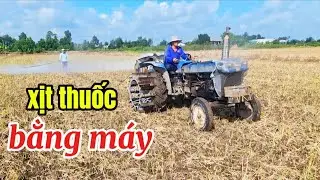 Cách xịt thuốc sáng tạo của a nông dân