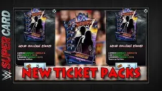 WWE SuperCard | NEW TICKET PACKS | Summerslam '18 Does Anyone Actually Pull These?? |