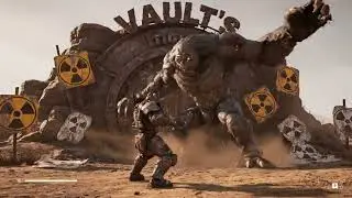 Fallout 76: Brutal Behemoth Fight Outside Vault 76! Power Armor Melee Showdown!