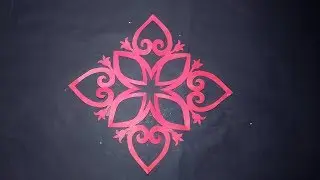 Paper Cutting for Decoration-How to make paper flower design cutting for decoration step by step