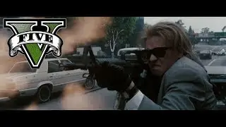 Grand Theft Auto 5 (PC) | Blitz Play | HEAT Style Shootout | Realistic Weapon Sounds | 1080p
