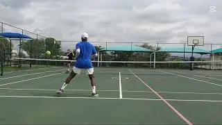 MINI COURT WARM UP 🎾#tennis #coacheric #tenniswitheric #ectacademy #fitwithcoache #miniwarmup