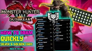 QUICKLY FARM THE NEW MONEY EVENT (build at the end) |【 MH: Rise Sunbreak 】