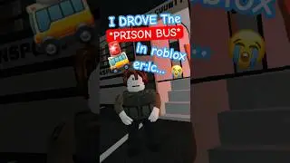 I DROVE The SHERIFF PRISON BUS IN ERLC On #Roblox 🚍