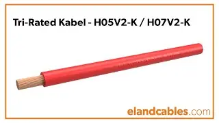 Tri-Rated-Kabel H05V2K und H07V2K - auf Deutsch