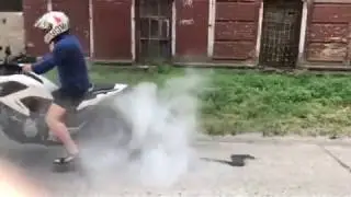 Приехали новые мото шины CONTINENTAL  ContiTrailAttack 3 для Honda NC700 - жжем старую.