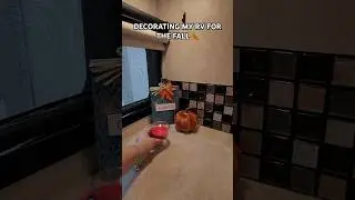 Decorating My RV For The Fall🍂🤍 #shorts #rv #decoration #subscribe #fall #short