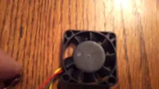Temp fix for fan with broken blade