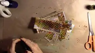 Faux Metal Book Cover with some Soldering too!