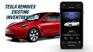 Tesla Removes Existing Inventory from Tesla App!