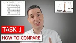 IELTS Writing Task 1 - How to compare
