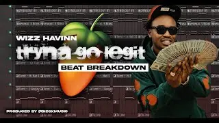 Wizz Havinn 'Tryna Go Legit' Beat Breakdown w/ Diegx