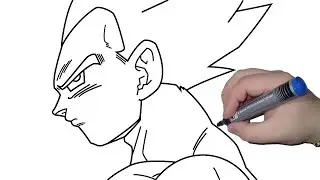 COMO DIBUJAR A VEGETA DE PERFIL - Facil y Rapido