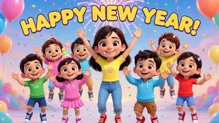 Happy New Year Song for Kids | Dance & Jump | 2026