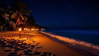 Torchlight on The Beach Ambiance