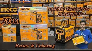 INGCO WELDING MACHINE | 200A INVERTER MMA WELDING MACHINE | INDUSTRIAL | REVIEW & UNBOXING